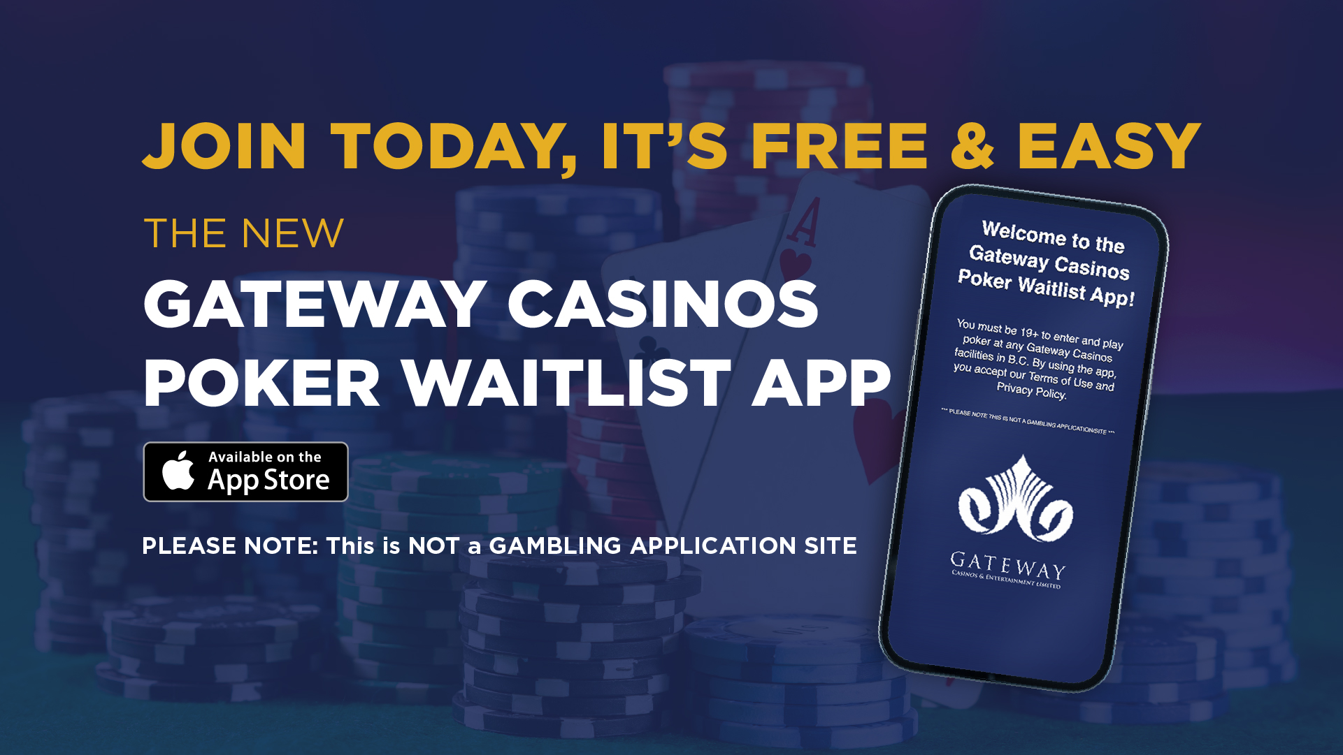 Gateway Casinos Poker Waitlist App