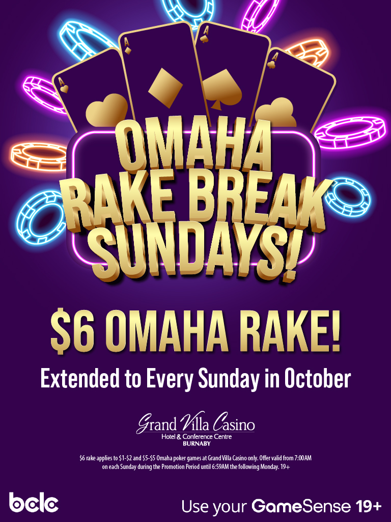 Omaha Rake Break Sundays